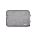 WIWU Portable Waterproof Multi-functional Headphone Charger Data Cable Storage Bag , Size: 25.5x18.5x7cm(Grey)