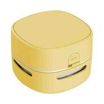 3W Hardcover Battery Style Portable Handheld Wireless Mini Desktop Vacuum Cleaner(Yellow)