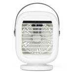 LLD-S02 Mini Portable Rotating Water Cooling Electric Fan (White)