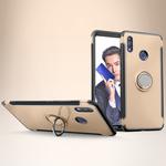 Anti-fall Magnetic Case with 360 Degree Rotating Armor Ring for Huawei Honor Note 10(Gold)