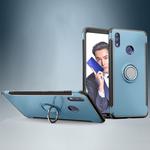 Anti-fall Magnetic Case with 360 Degree Rotating Armor Ring for Huawei Honor Note 10(Navy Blue)