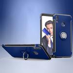 Anti-fall Magnetic Case with 360 Degree Rotating Armor Ring for Huawei Honor Note 10(Sapphire Blue)