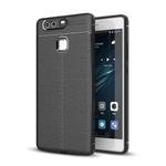 For Huawei  P9 Plus Litchi Texture TPU Protective Case (Black)