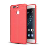 For Huawei  P9 Plus Litchi Texture TPU Protective Case (Red)