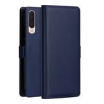 DZGOGO MILO Series PC + PU Horizontal Flip Leather Case for Huawei P30, with Holder & Card Slot & Wallet (Blue)