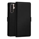 DZGOGO MILO Series PC + PU Horizontal Flip Leather Case for Huawei P30 Pro, with Holder & Card Slot & Wallet (Black)
