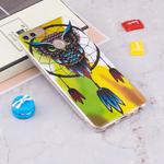 For Huawei Enjoy 7S /  P Smart Noctilucent Owl Wind Chimes TPU Soft Case