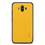 MOFI Cloth Surface + PC + TPU Protective Back Case for Huawei Mate 10 (Yellow)