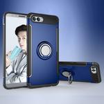Magnetic 360 Degree Rotation Ring Armor Protective Case for Huawei Nova 2s(Blue)