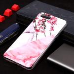 Marble Pattern Soft TPU Case For Huawei Y5 Prime (2018)(Plum Blossom)