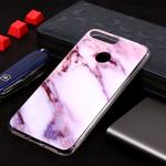 Marble Pattern Soft TPU Case For Huawei Y6 (2018)(Purple)