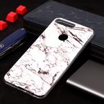 Marble Pattern Soft TPU Case For Huawei Y7 Prime (2018)(White)