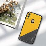 MOFI Honors Series Full Coverage TPU + PC + Cloth Pasted Case for Huawei Honor 8X (Yellow)