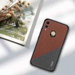 MOFI Honors Series Full Coverage TPU + PC + Cloth Pasted Case for Huawei Honor 8X (Brown)