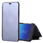 Mirror Clear View Horizontal Flip PU Leather Case for Huawei Nova 3, with Holder(Black)