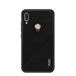 MOFI Shockproof TPU + PC + Cloth Pasted Case for Huawei Nova 3(Black)