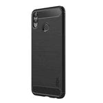 MOFI Brushed Texture Carbon Fiber Soft TPU Case for Huawei Honor 8X Max (Black)