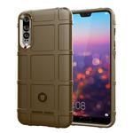 Full Coverage Shockproof TPU Case for Huawei P20 Pro(Brown)