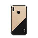 MOFI Shockproof TPU + PC + Cloth Pasted Case for Huawei Honor 8X Max(Gold)