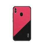 MOFI Shockproof TPU + PC + Cloth Pasted Case for Huawei Honor 8X Max(Red)