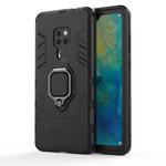 Panther PC + TPU Shockproof Protective Case for Huawei Mate 20, with Magnetic Ring Holder(Black)