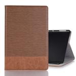Cross Texture Horizontal Flip PU Leather Case for Huawei MediaPad M5 Lite 10.1 inch, with Holder & Card Slots & Wallet (Brown)