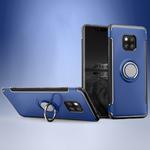 Magnetic 360 Degree Rotation Ring Holder Armor Protective Case for Huawei Mate 20 Pro(Sapphire Blue)