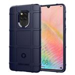 Shockproof Full Coverage Silicone Case for Huawei Mate 20X Protector Cover (Dark Blue)