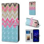 Color Wave Pattern Horizontal Flip Leather Case for Huawei Mate 20 Lite, with Holder & Card Slots & Photo Frame & Wallet