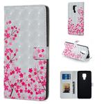 Sakura Pattern Horizontal Flip Leather Case for Huawei Mate 20 X, with Holder & Card Slots & Photo Frame & Wallet