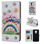 Owl Family Pattern Horizontal Flip Leather Case for Huawei Mate 20 X, with Holder & Card Slots & Photo Frame & Wallet