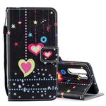 Colored Pattern Horizontal Flip Leather Case for Huawei P30 Pro, with Holder & Card Slots & Wallet