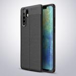 Litchi Texture TPU Shockproof Case for Huawei P30 Pro (Black)