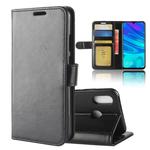 R64 Texture Single Fold Horizontal Flip Leather Case for Huawei P30 Lite, with Holder & Wallet & Card Slots & Photo Frame (Black)