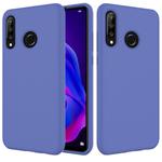 Solid Color Liquid Silicone Shockproof Full Coverage Case for Huawei P30 Lite (Purple)