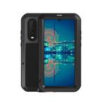 LOVE MEI Powerful Dustproof Shockproof Splashproof Metal + Silicone Combination Case for Huawei P30 (Black)