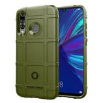 Shockproof Rugged Shield Full Coverage Protective Silicone Case for Huawei P Smart+ 2019 (Army Green)