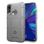 Shockproof Rugged Shield Full Coverage Protective Silicone Case for Huawei P Smart+ 2019 (Grey)