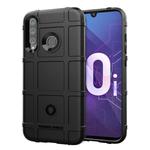 Shockproof Rugged Shield Full Coverage Protective Silicone Case for Huawei Honor 10i (Black)