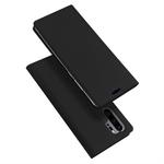 DUX DUCIS Skin Pro Series Horizontal Flip PU + TPU Leather Case for Huawei P30 Pro, with Holder & Card Slots (Black)