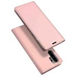 DUX DUCIS Skin Pro Series Horizontal Flip PU + TPU Leather Case for Huawei P30 Pro, with Holder & Card Slots (Rose Gold)