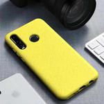 Starry Series Shockproof  Straw Material + TPU Protective Case for Huawei P30 Lite (Yellow)