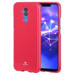 GOOSPERY PEARL JELLY TPU Anti-fall and Scratch Case for Huawei Mate 20 Lite (Red)