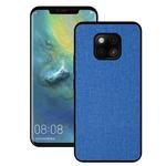 Shockproof Cloth Texture PC+ TPU Protective Case for Huawei Mate 20 Pro (Dark Blue)