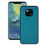 Shockproof Cloth Texture PC+ TPU Protective Case for Huawei Mate 20 Pro (Blue)