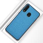 Shockproof Cloth Texture PC+ TPU Protective Case for Huawei Honor 10i (Blue)