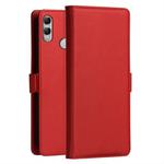 DZGOGO MILO Series PC + PU Horizontal Flip Leather Case for Huawei P Smart (2019) / Honor 10 Lite / Nova Lite 3, with Holder & Card Slot & Wallet(Red)