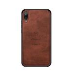 PINWUYO Shockproof Waterproof Full Coverage PC + TPU + Skin Protective Case for Huawei Enjoy 9 / Y7 2019 / Y7 Pro 2019 (Brown)