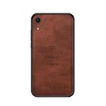 PINWUYO Shockproof Waterproof Full Coverage PC + TPU + Skin Protective Case for Huawei Honor Play 8A / Y6 2019 (Brown)