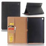 For Huawei MediaPad M5 10.8 inch Vintage Book Style Horizontal Flip Environmental PU Leather Case with Holder & Card Slots & Wallet & Photo Frame(Black)